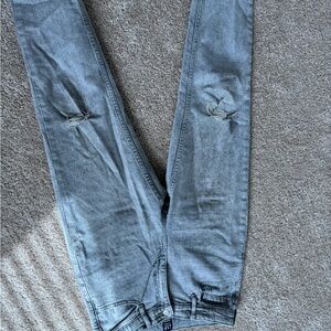 GAP grey Distressed Kids Jeans